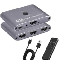 HDMI Switcher Orico HD-3H-GY-BP 3-in-1-out 4K@60Hz — şəkil 1