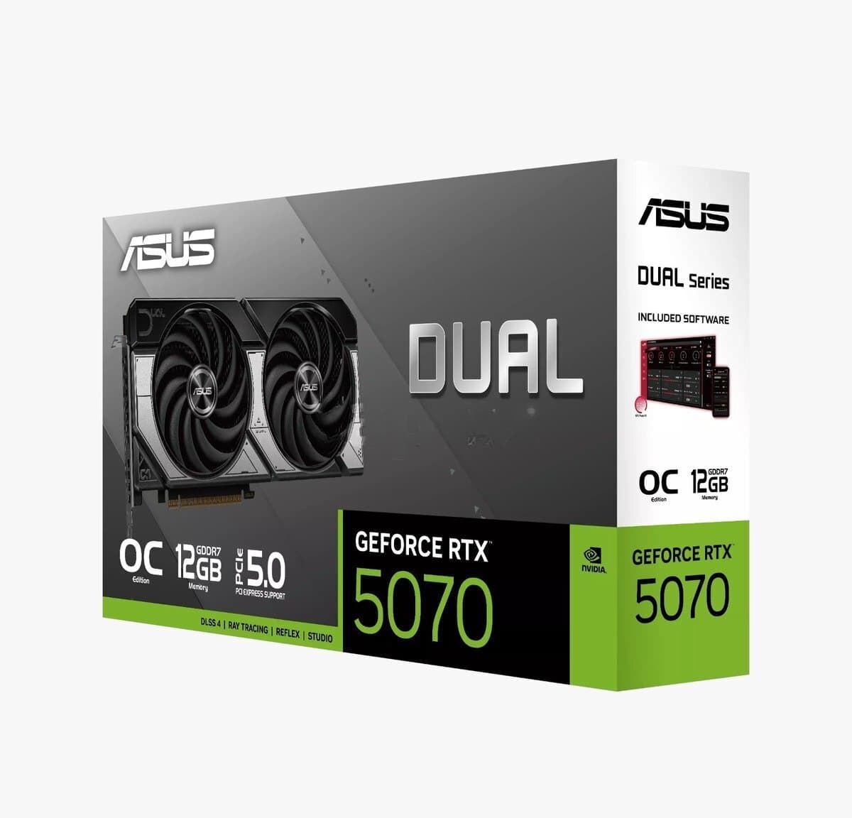 Video kart ASUS Dual GeForce RTX 5070 12GB GDDR7 OC