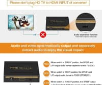 HDMI to RCA və Fiber Optik Audio Konverter — şəkil 2
