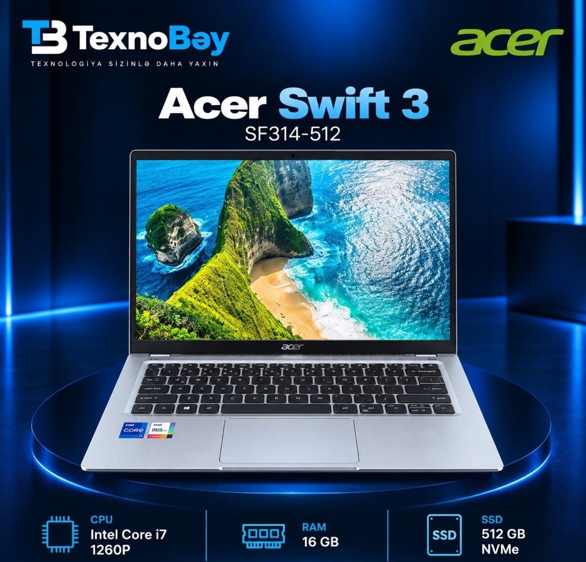 Notbuk Acer Swift 3