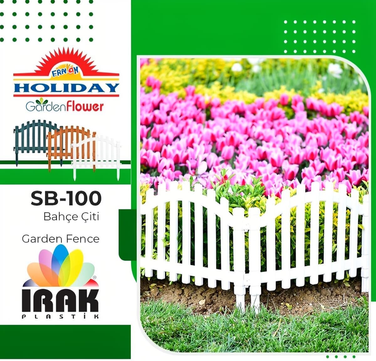 Plastik Bağça Hasarı 56x40 sm
