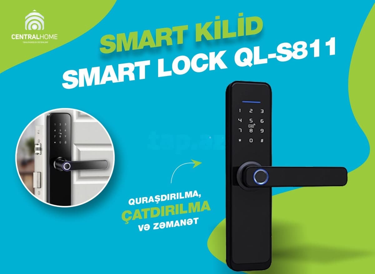 Ağıllı qapı kilidi Smart Lock QL-S811