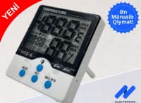 Rəqəmsal termometr və hiqrometr HTC-6 — şəkil 2