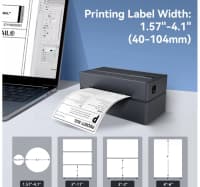 Daşınabilən termal label printer Bluetooth/USB — şəkil 2