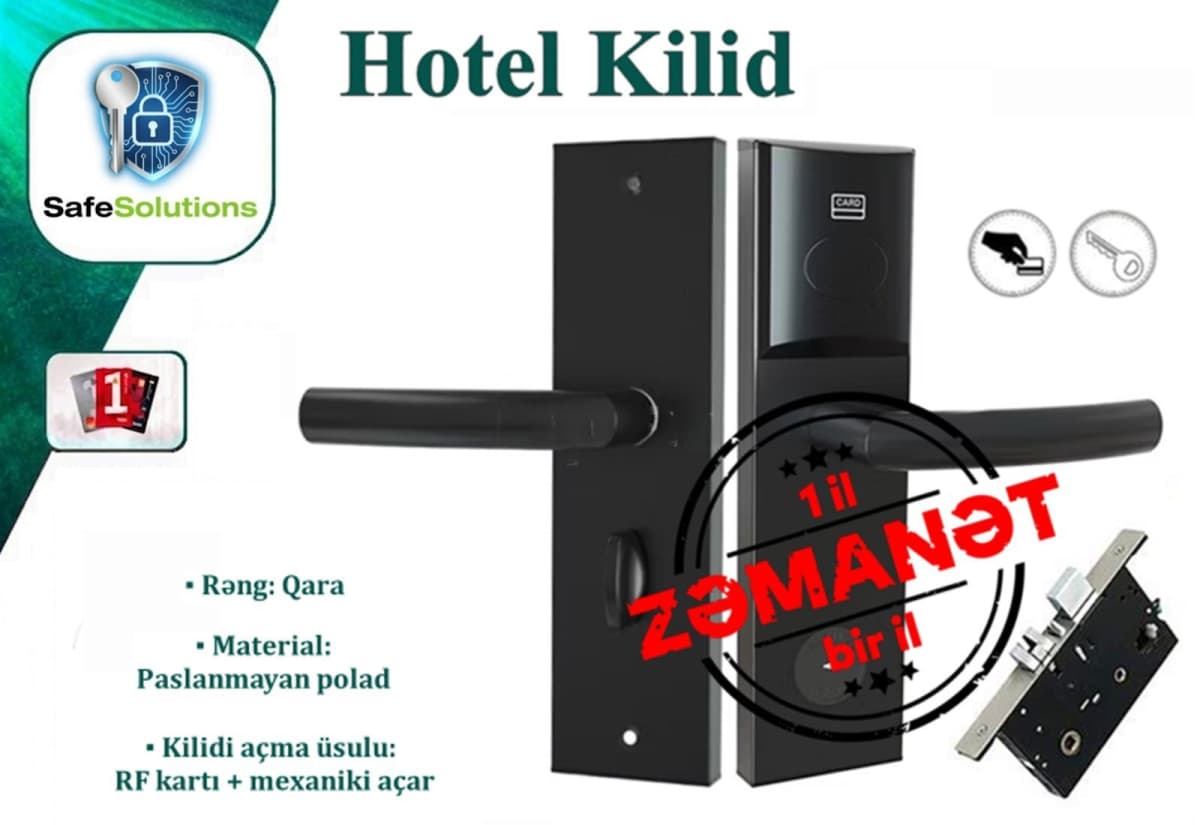 Hotel Kilidi 1-S Elektron Qapı Sistemi