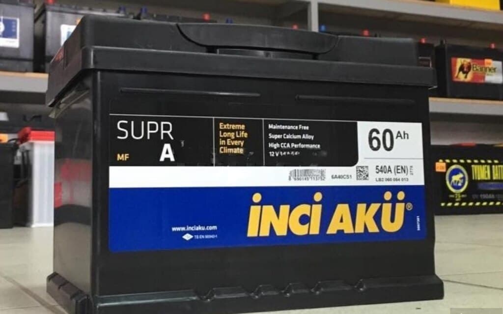 Akkumulyator Supra 60 Ah 12 Volt
