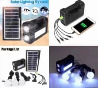 Günəş panelli powerbank və projektor dəsti GDLite 8017 — şəkil 2