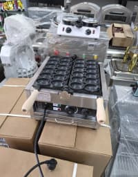 Professional Yumurta Formalı Vafli Aparatı 1800W — şəkil 12