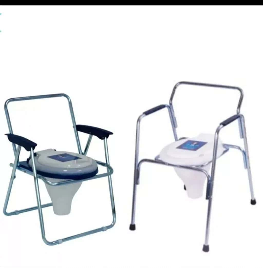 Folding sanitary chair (toilet) for disabled and patients - Tenderyard