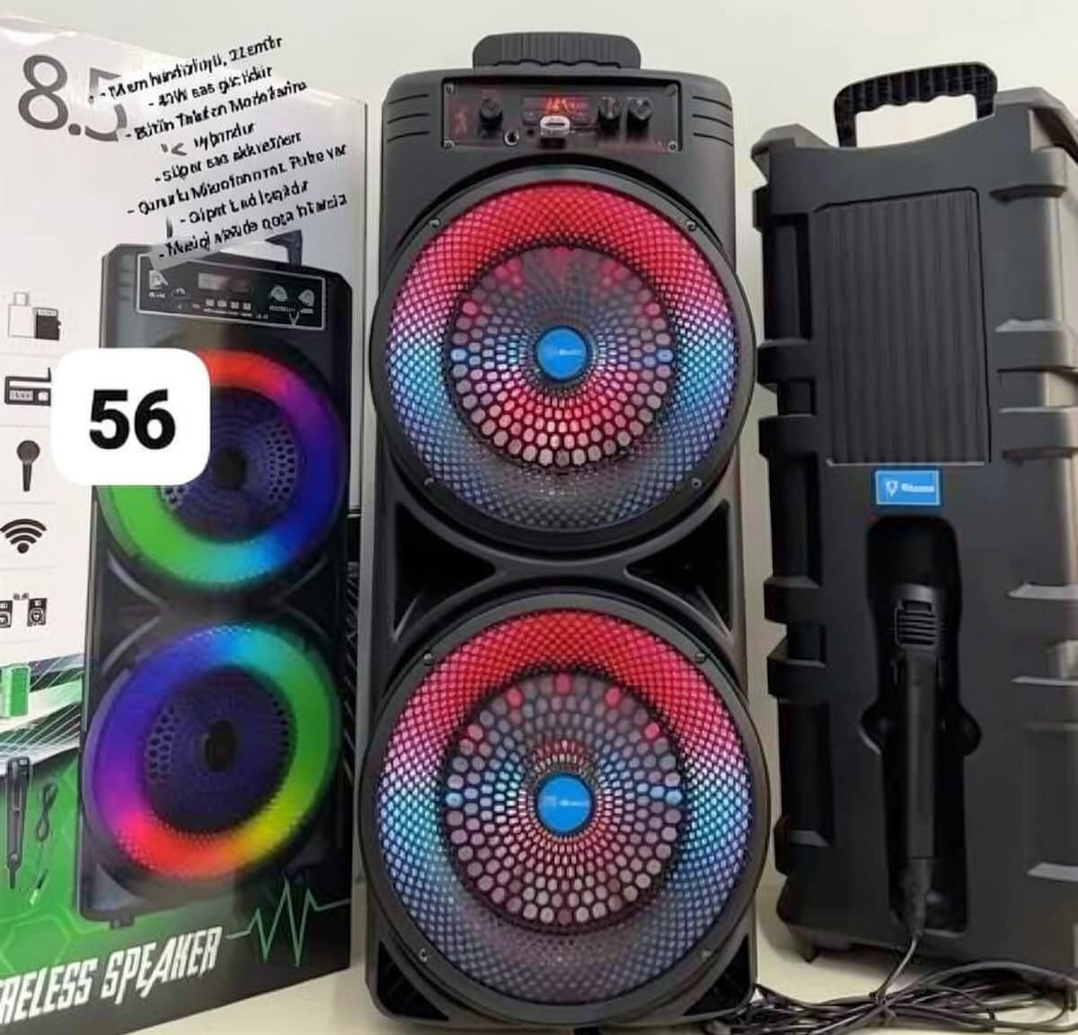 Portativ Bluetooth Karaoke Dinamikləri