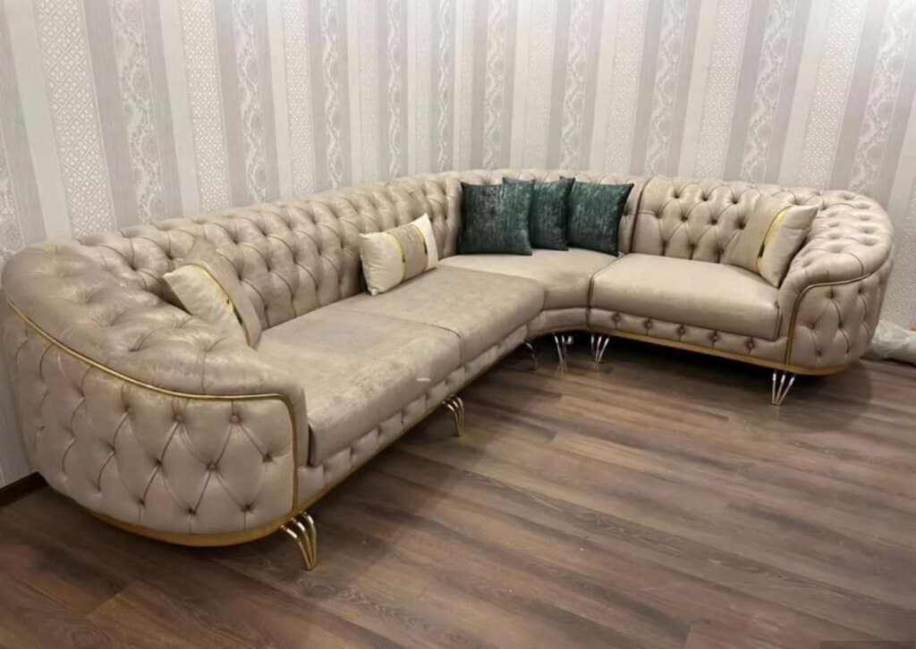 Künc divan, Qarışıq rəng