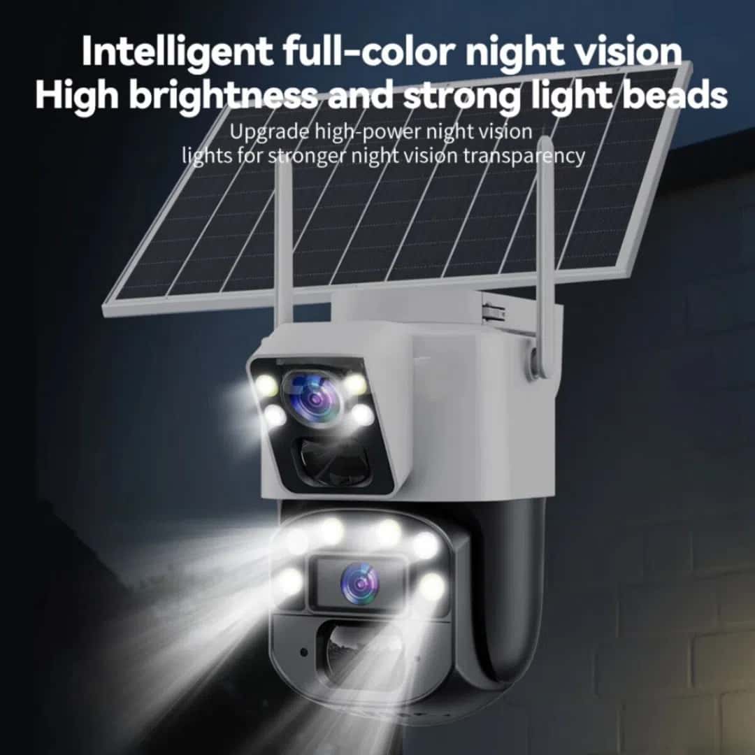 4G SIM card solar powered PTZ camera - Tenderyard