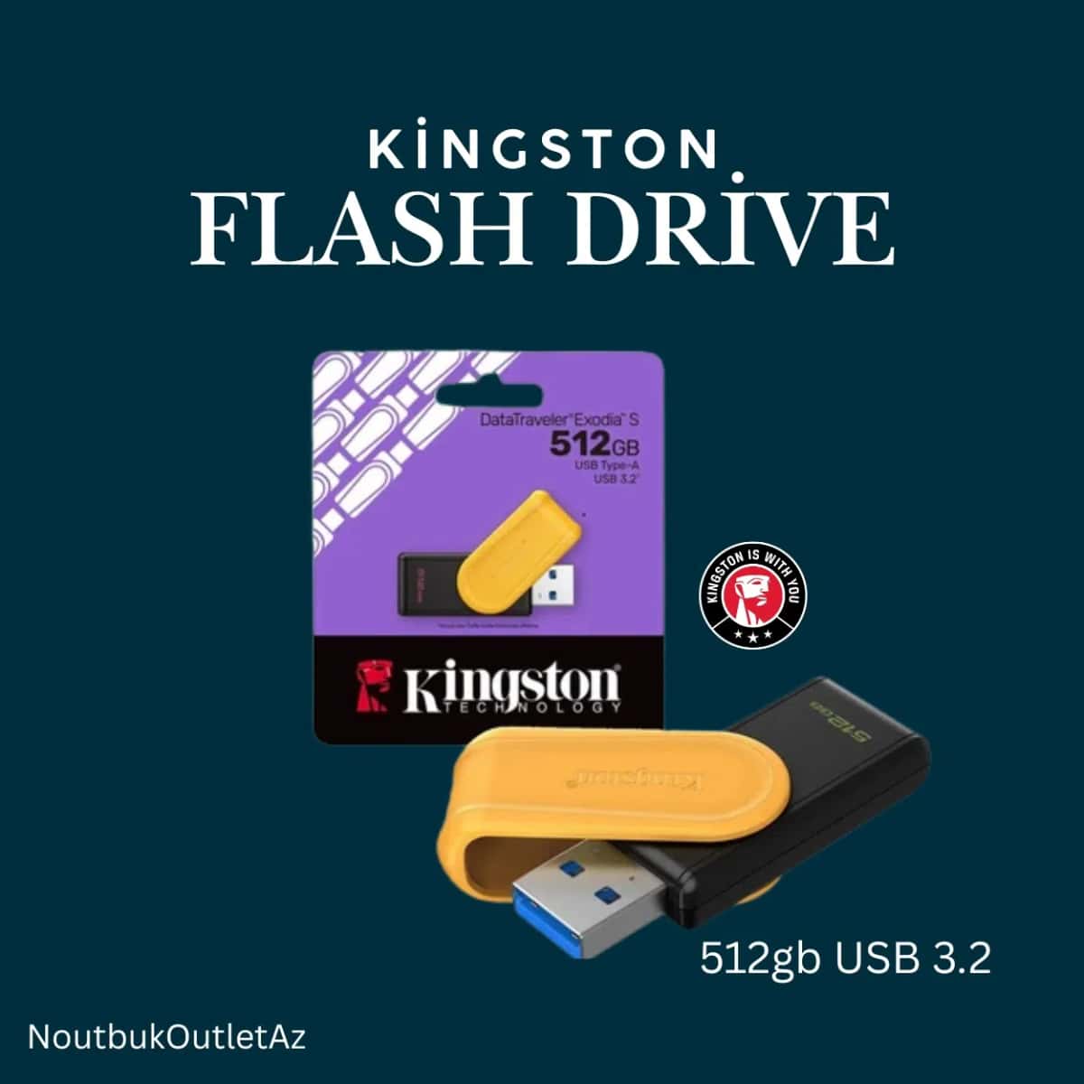 512 GB USB Flash drive, Plastic material - Tenderyard
