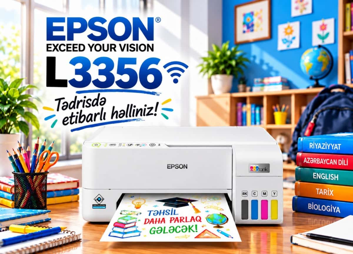 Printer Epson EcoTank L3356 - Tenderyard