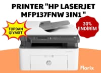Printer HP LaserJet MFP 137fnw 3in1 — şəkil 1