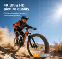 Action kamera 4K Ultra HD 330° 64MP — şəkil 3