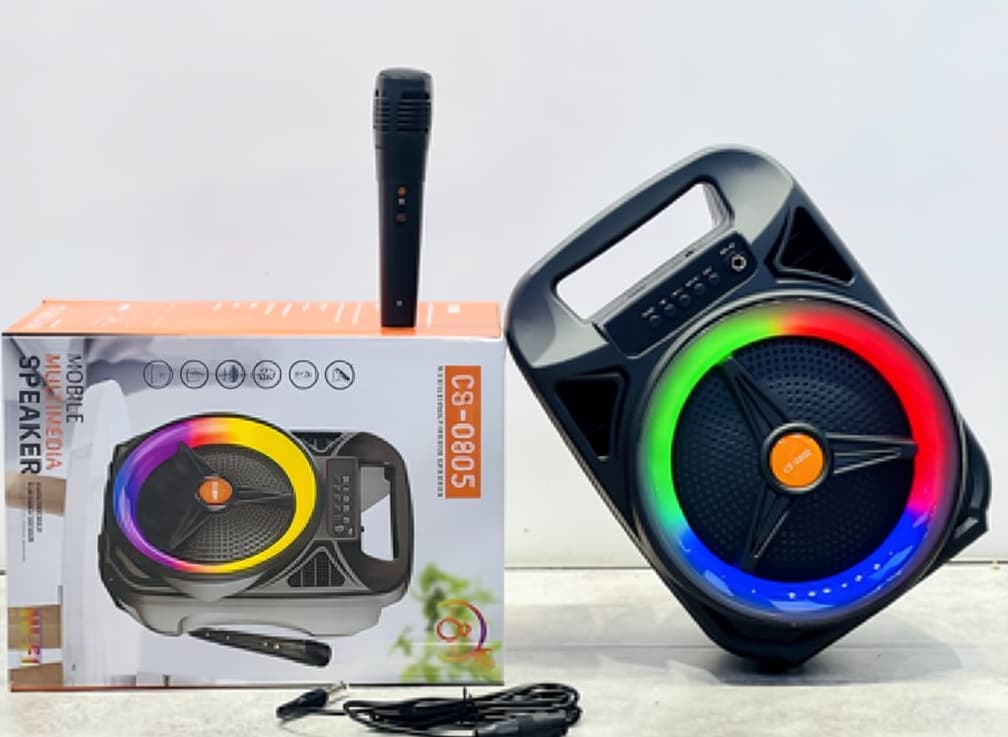 CS-0805 Portativ Bluetooth Dinamik və Karaoke Mikrofon