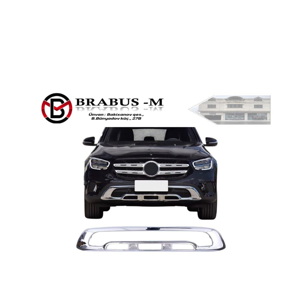Ön bufer xromu Mercedes W253
