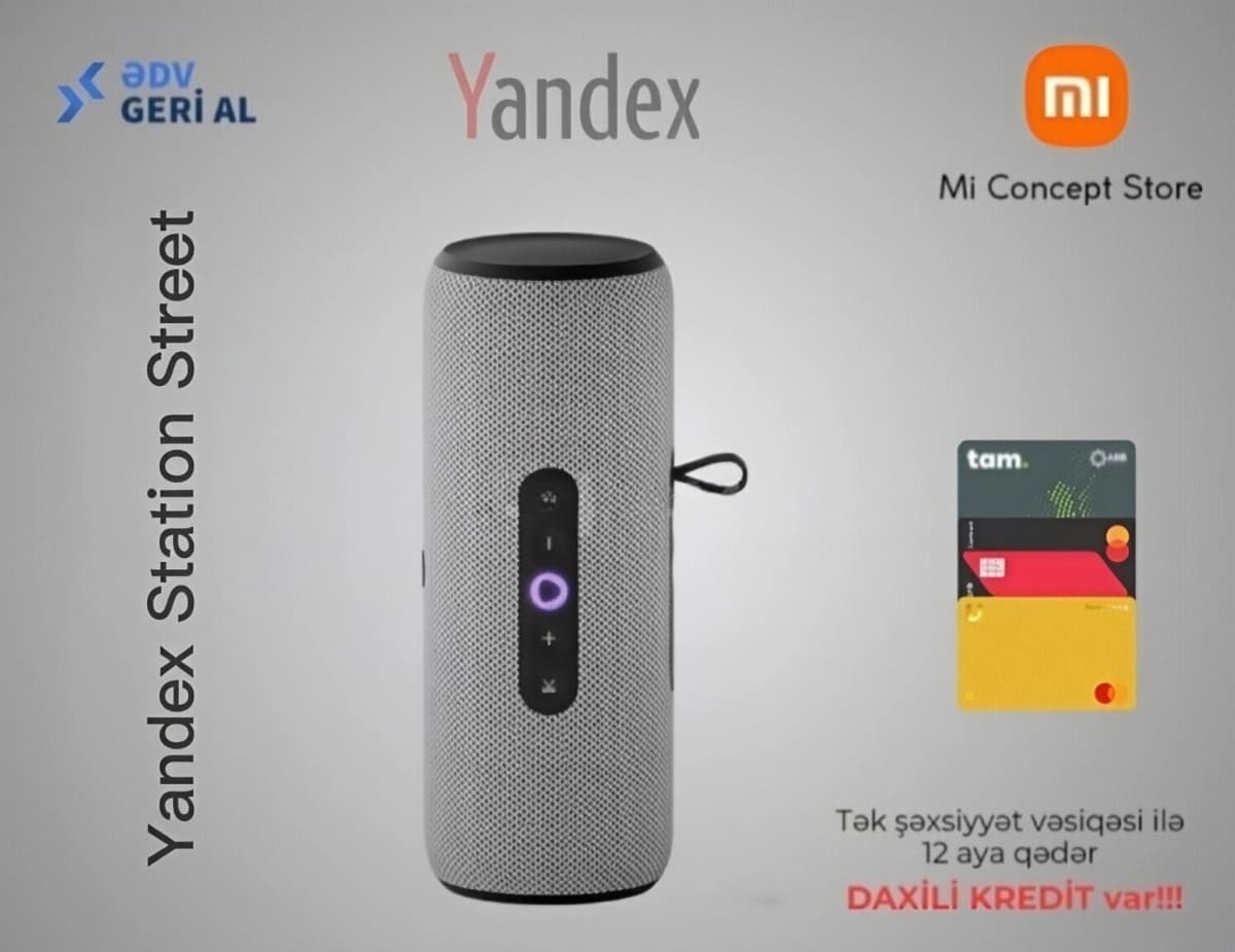 Ağıllı dinamik Yandex Station Street Gray