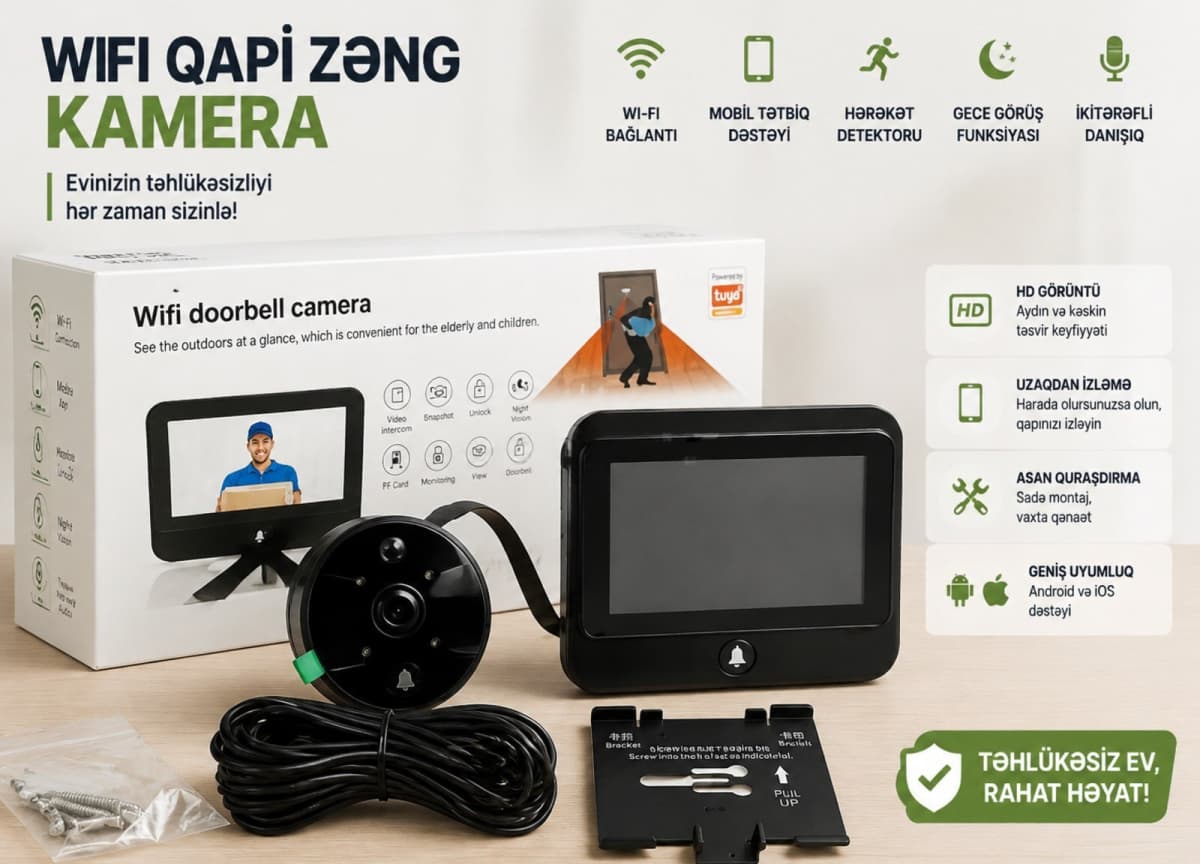Wi-Fi Domofon Tuya Smart