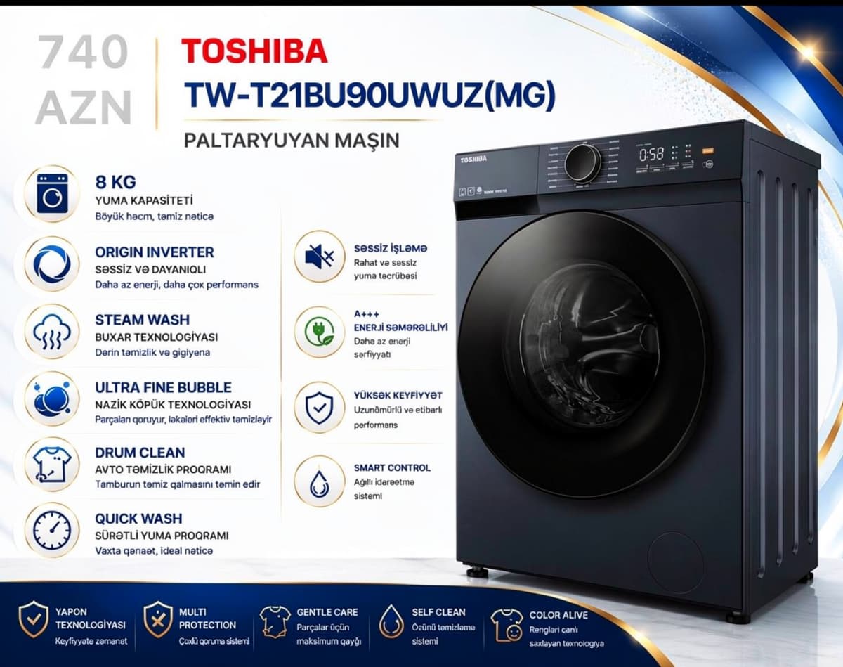 Toshiba paltaryuyan maşın