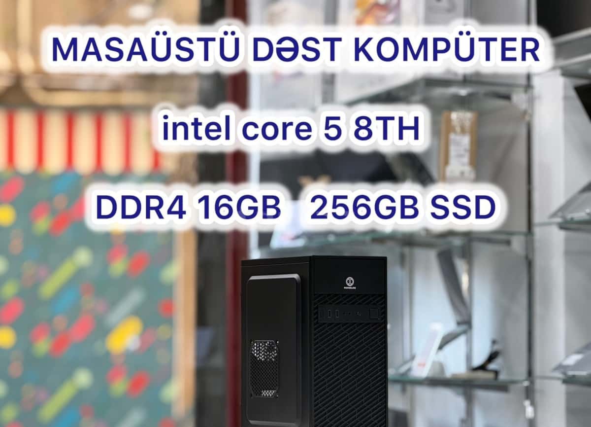 Intel Core i5 8th Gen, 16GB RAM, 256GB SSD Desktop PC - Tenderyard