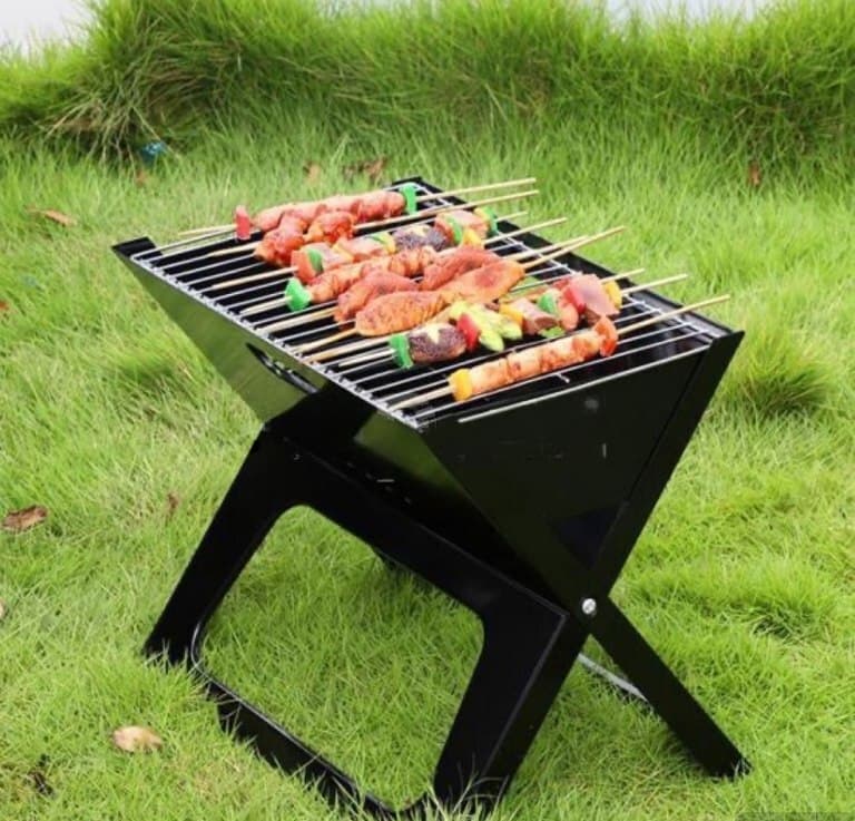 Qatlanan Piknik və Barbekü Manqalı 45x30 sm