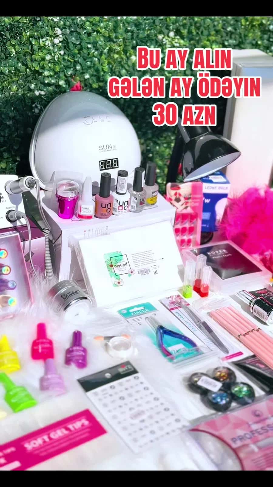 Complete equipment set for manicure - Tenderyard