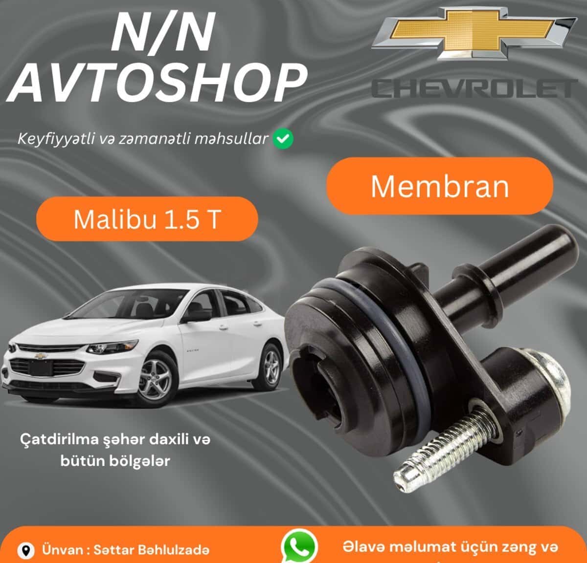 Membran Chevrolet Malibu 1.5 - Tenderyard