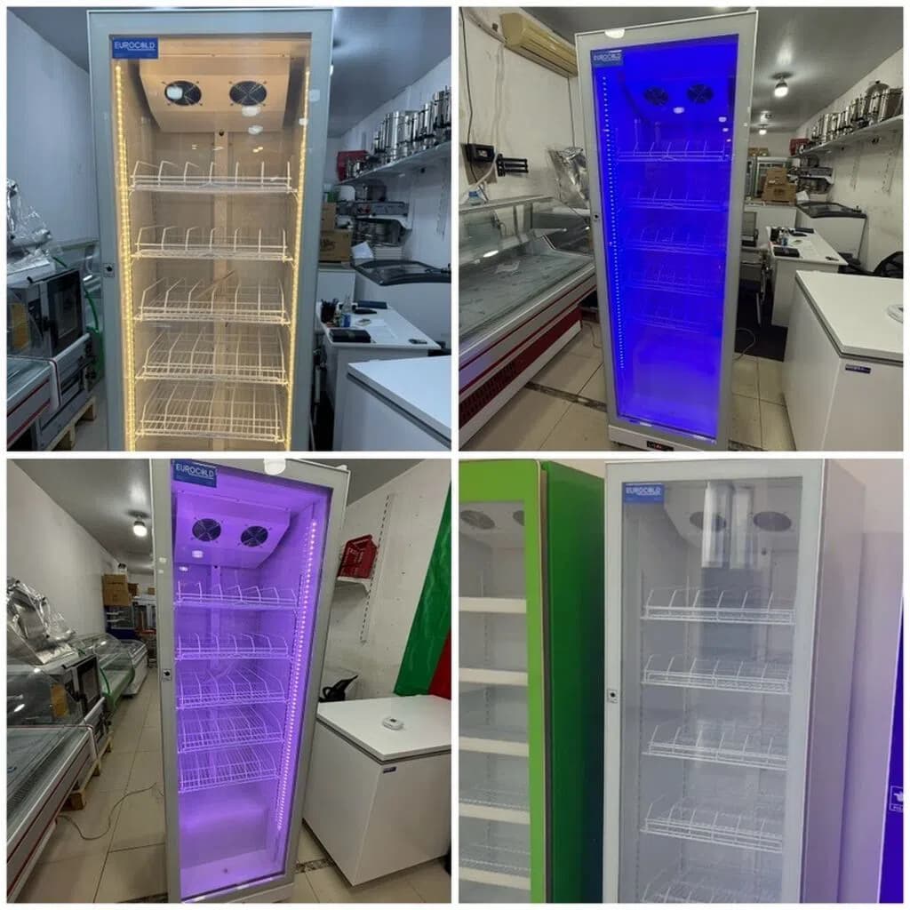 Eurocold Şüşə Qapılı Soyuducu Vitrin