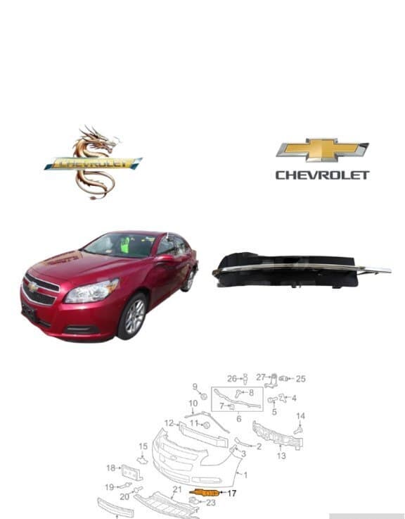 Ön duman fənəri Chevrolet Malibu 2012
