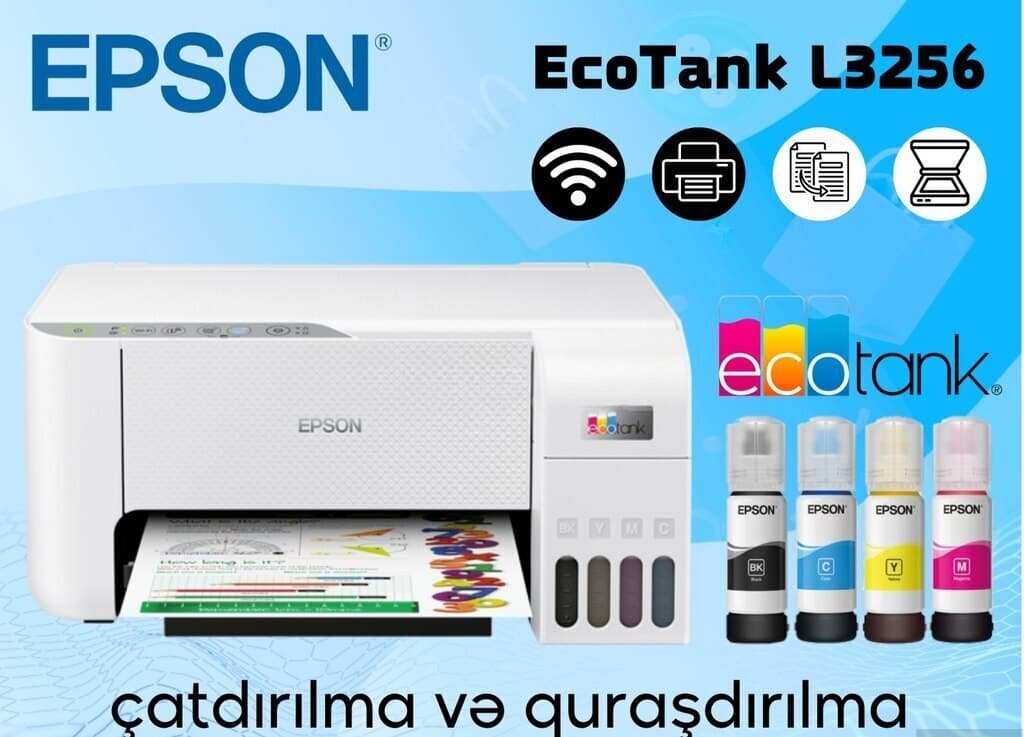 Epson L3256 Çoxfunksiyalı Printer