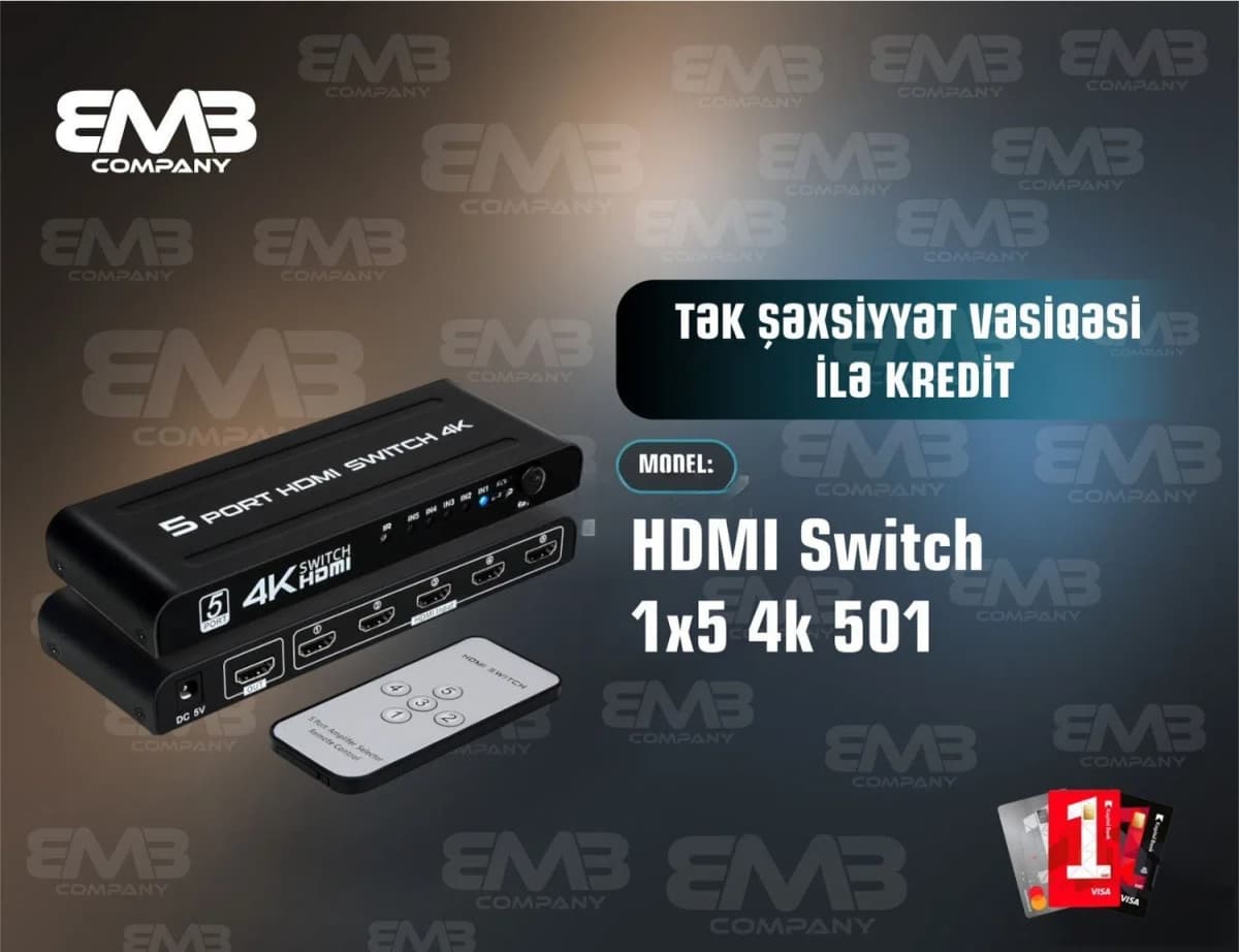 Qara rəng data kabel, HDMI