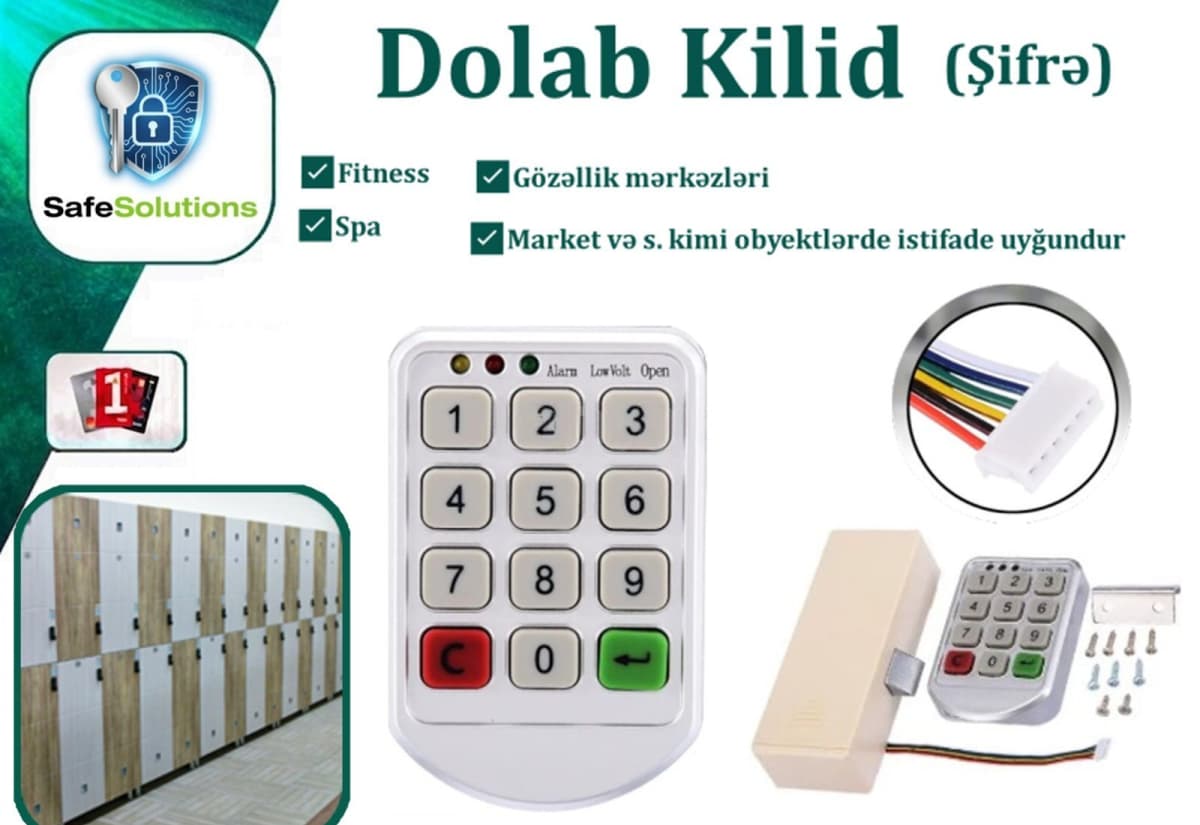 ACM S115 Ağıllı Elektron Dolab Kilidi