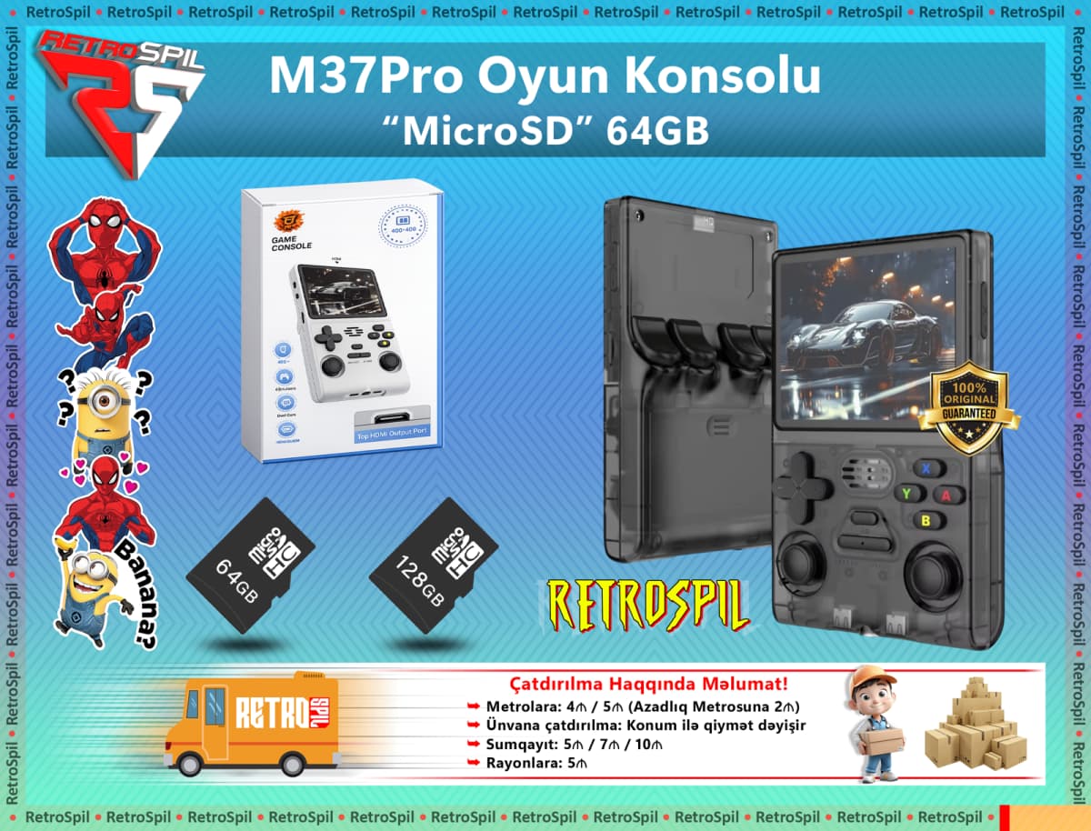 M37 Pro Retro Oyun Konsolu