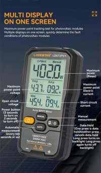 Solar MPPT Meter günəş paneli test cihazı — şəkil 8