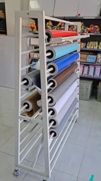 Rulonlar üçün çoxsəviyyəli metal stend — şəkil 23
