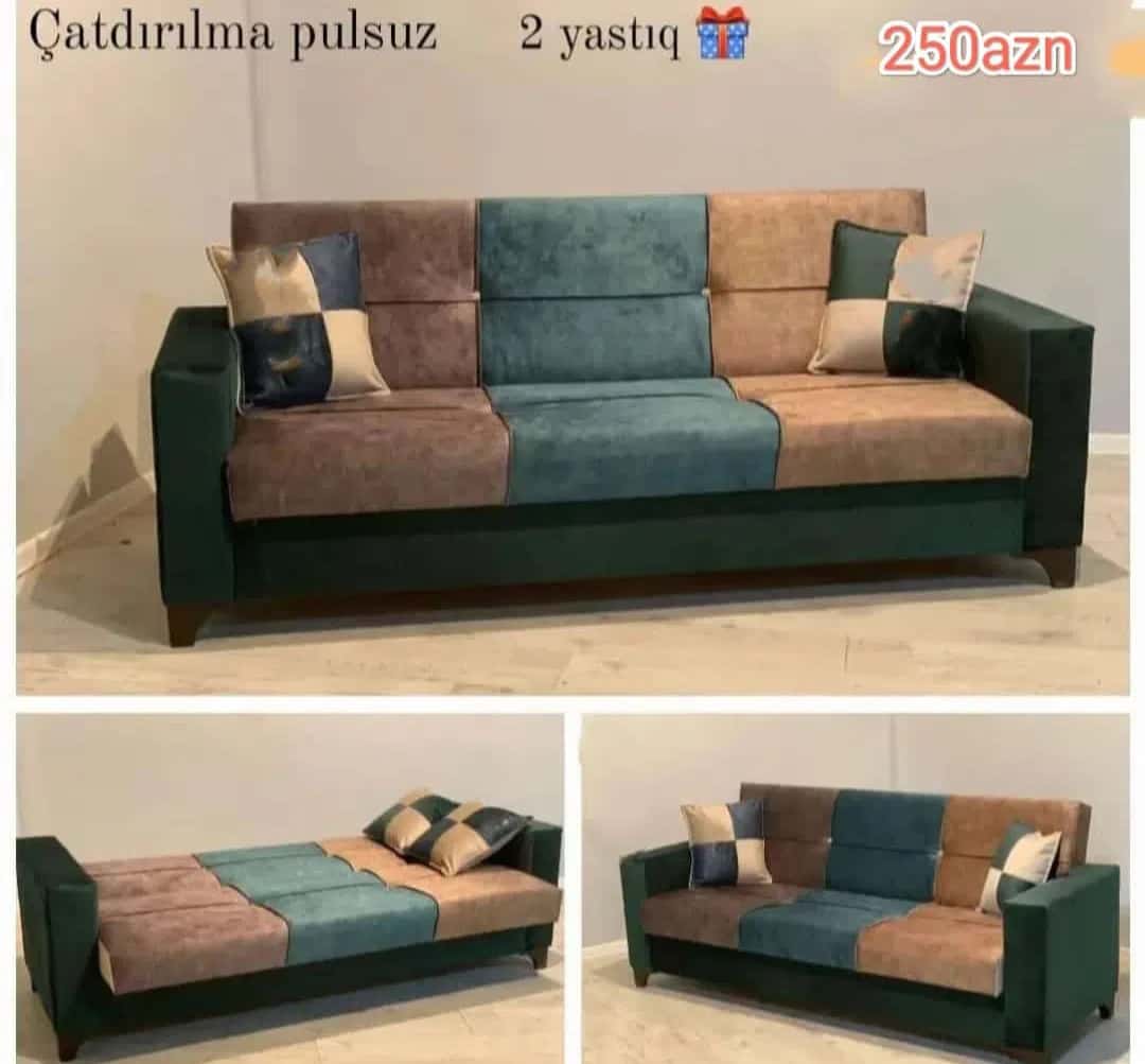 Two-seater sofa, Mixed color - Tenderyard