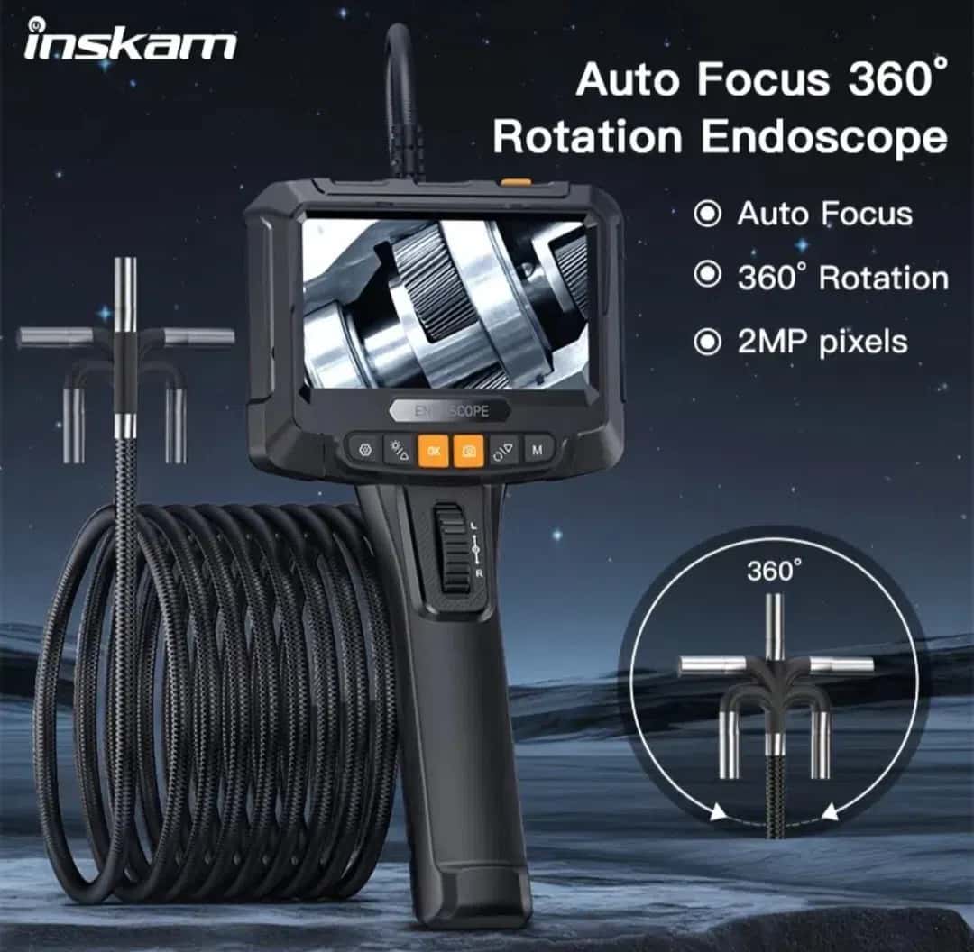 G30M Full HD Boroscope, 4.3-inch screen, 360° probe - Tenderyard