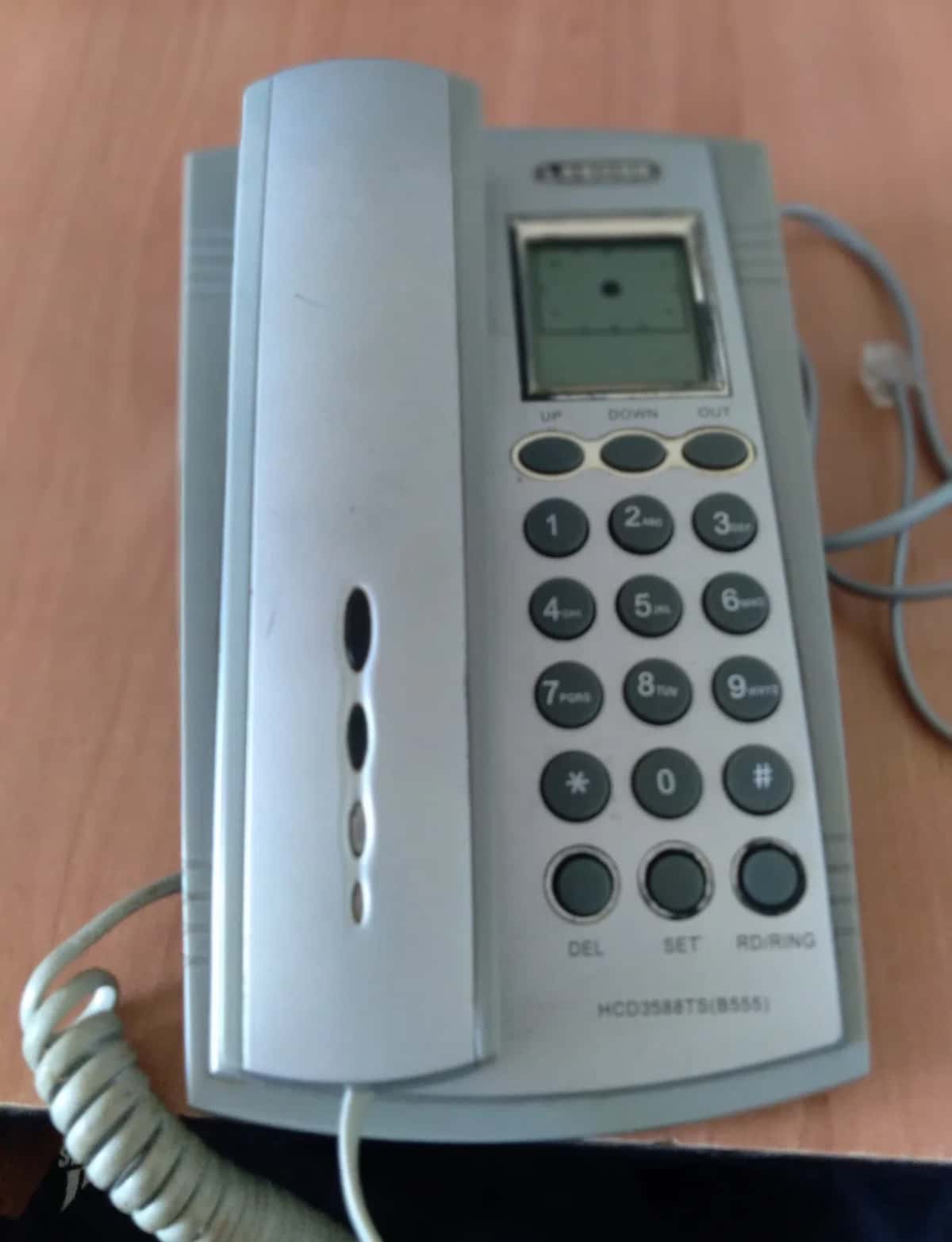 Desktop phone Silver color, Wall-mountable - Tenderyard