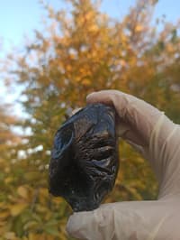 Təbii Obsidian daşı — şəkil 2