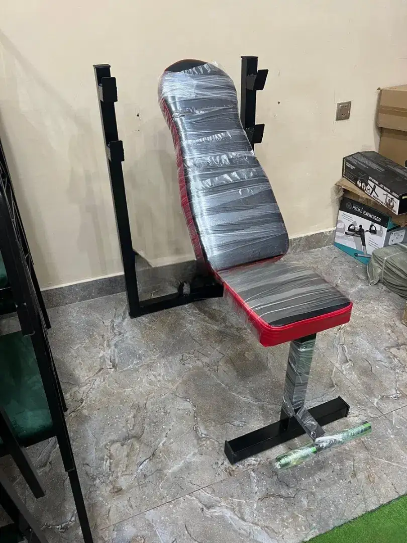 Press dumbbell bench and barbell rack - Tenderyard