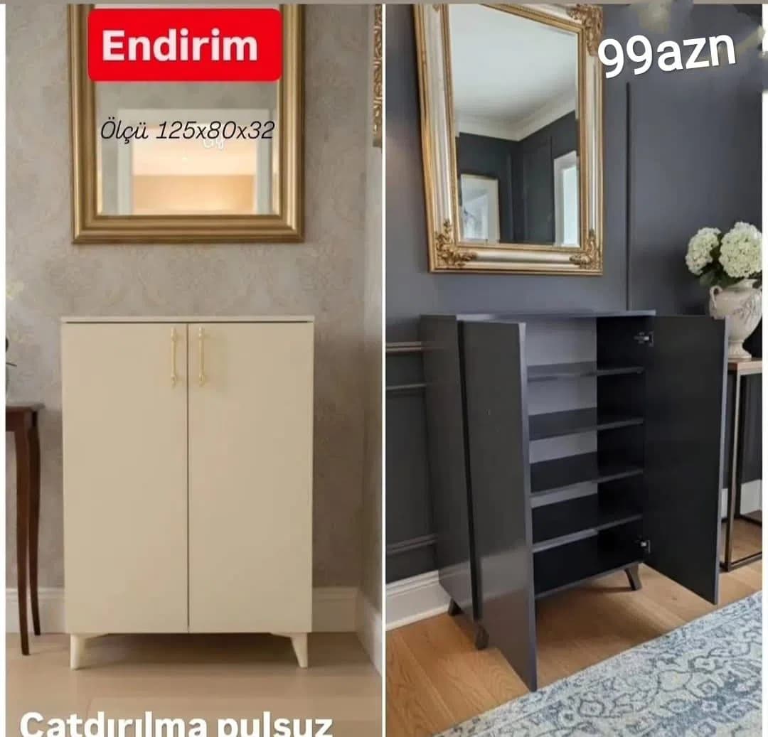 Ayaqqabı şkafı sifarişlə hazırlanır
