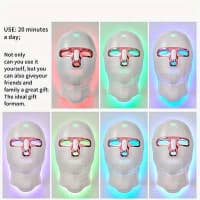 LED üz maskası 7 rəngli kosmetik cihaz — şəkil 8
