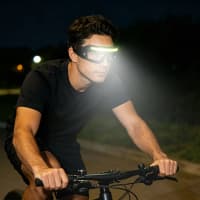 LED alın fənərli qoruyucu eynək — şəkil 2