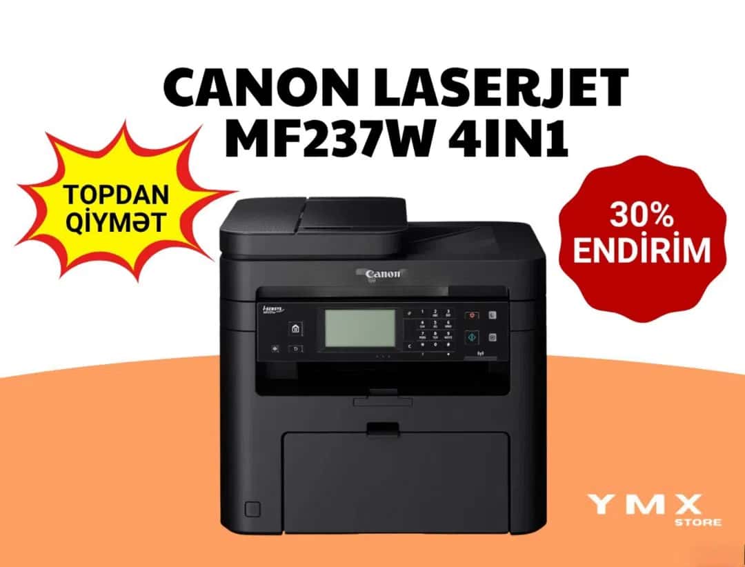 Canon LaserJet MF237w 4-in-1 Lazer Printer - Tenderyard