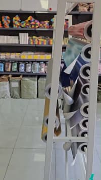 Rulonlar üçün çoxsəviyyəli metal stend — şəkil 2