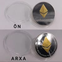 Bitcoin və Ethereum fiziki kolleksiya sikkələri — şəkil 3