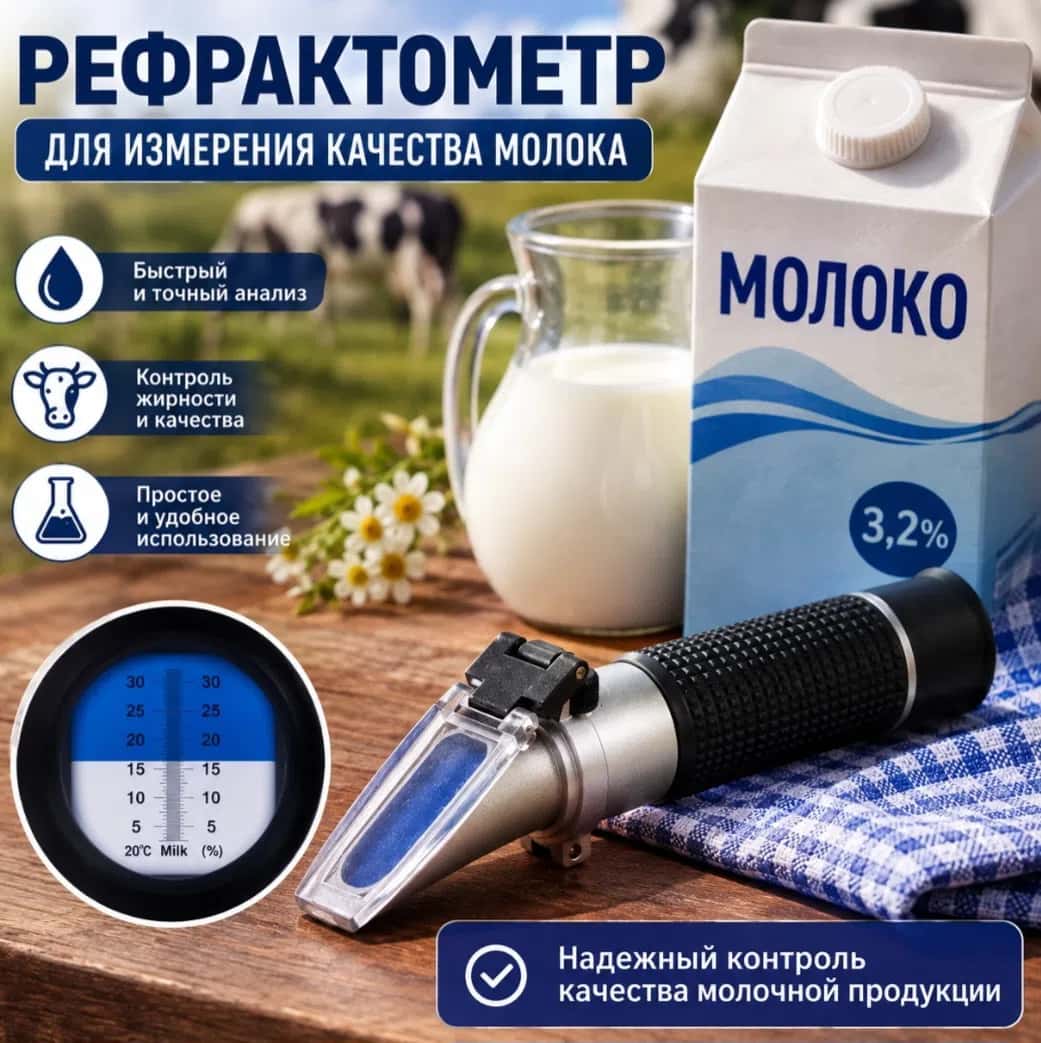 Milk refractometer optical device - Tenderyard