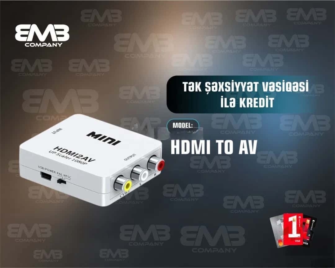 HDMI to AV (RCA) adapter converter - Tenderyard